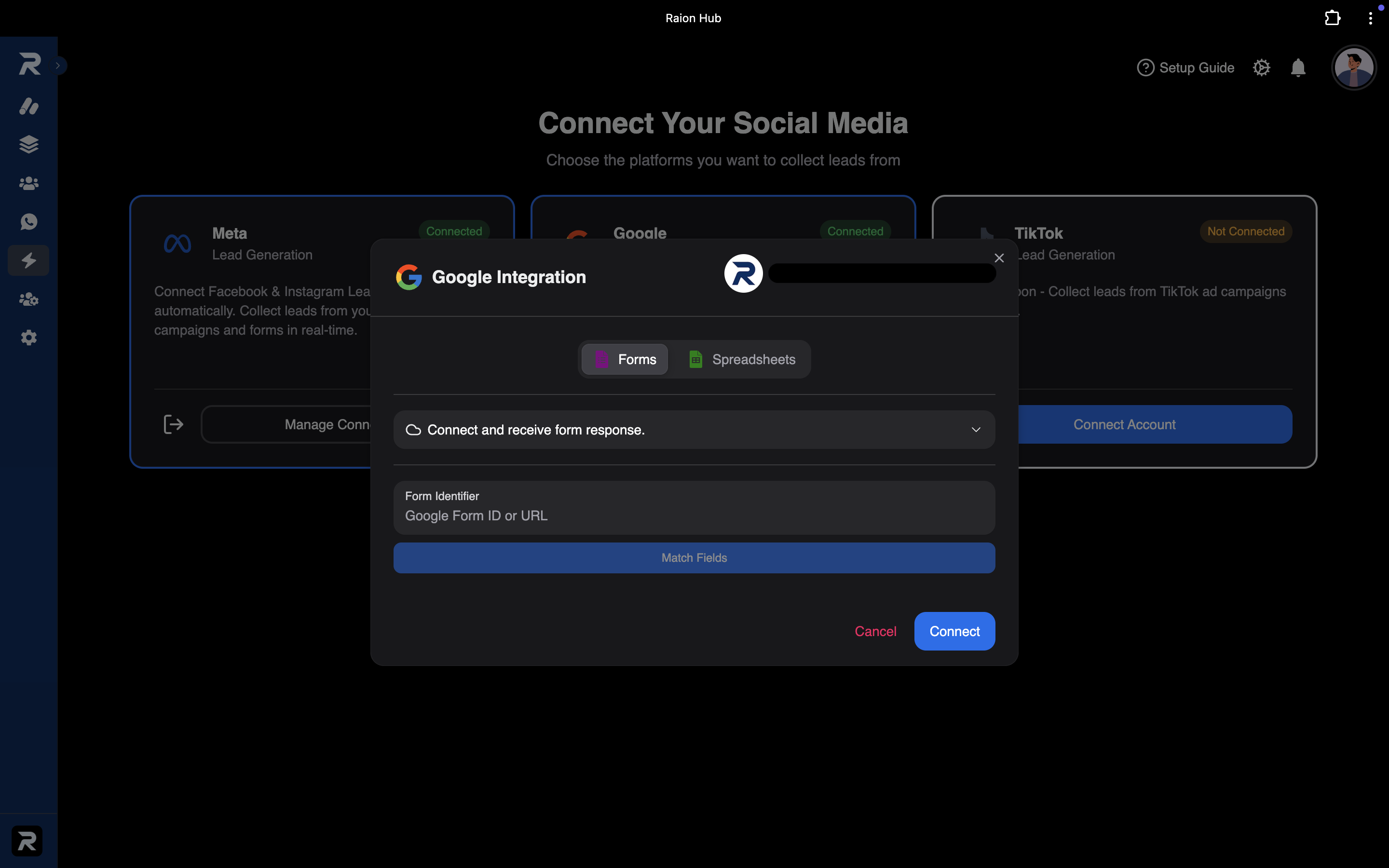 Google Forms Integration
