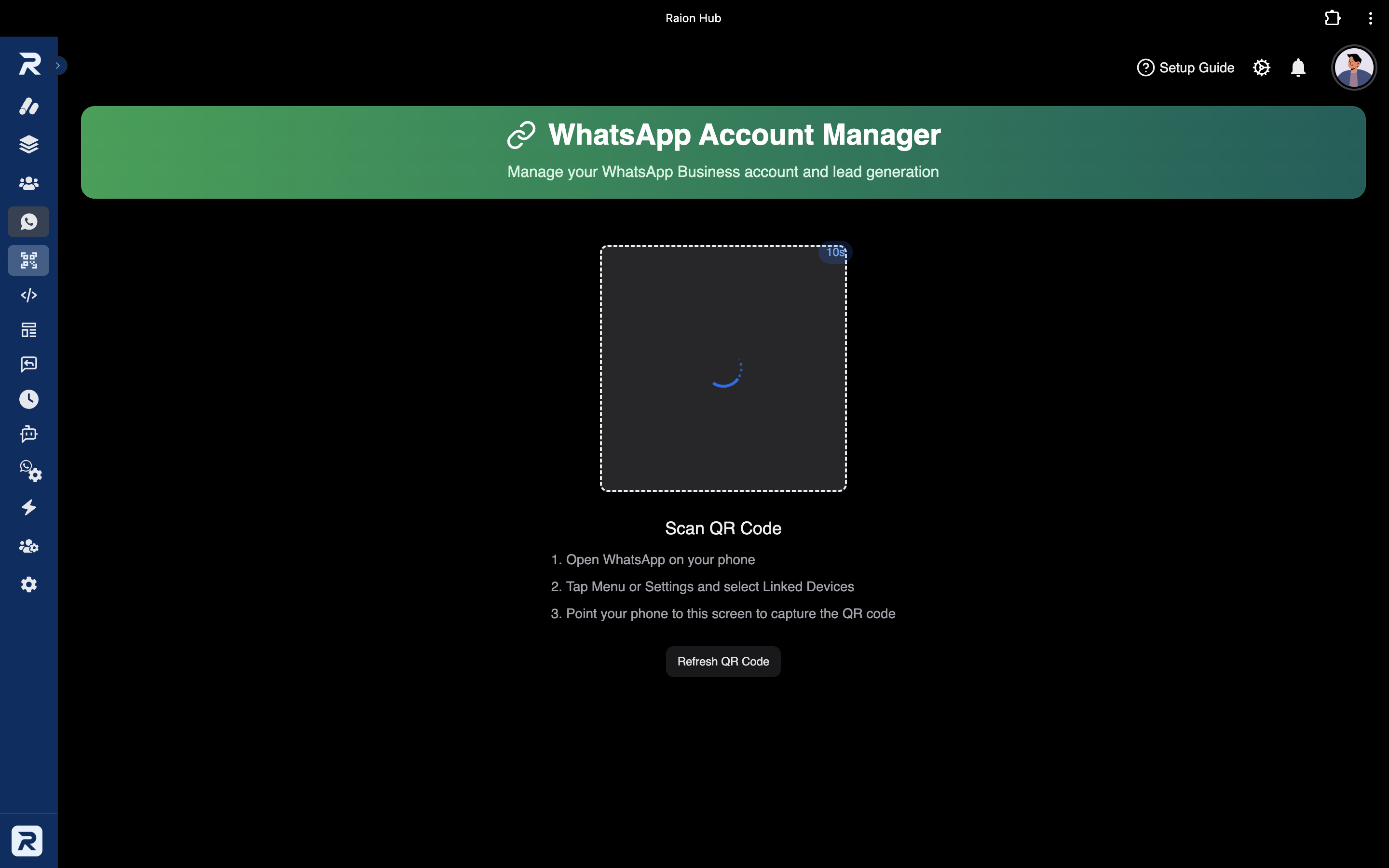 WhatsApp Account Manager